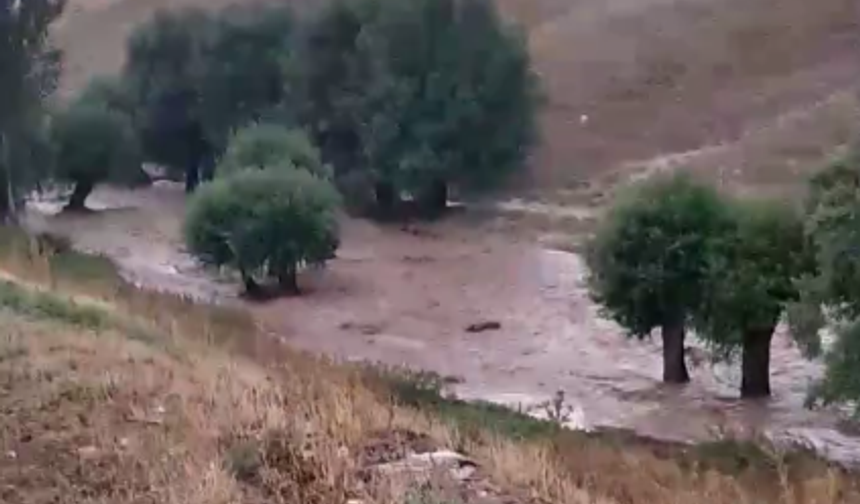 Eskişehir'in ilçesinde sel felaketi!