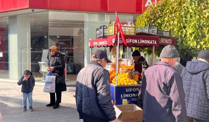 Eskişehir'de sifon limonataya ilgi yüksek