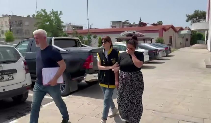 Çarşafla kendini gizleyen kadın yakayı ele verdi!