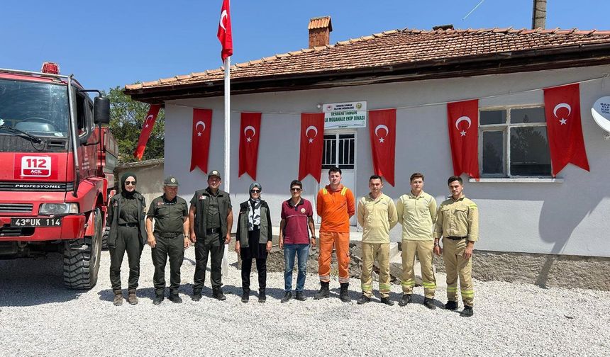 Derbent’te ekip binası hizmete açıldı