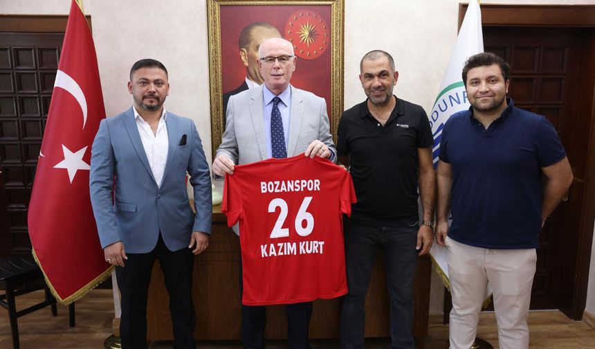 Bozan ekibinden Başkan Kurt’a ziyaret