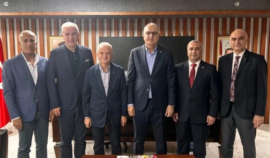 Federasyon başkanını ziyaret ettiler