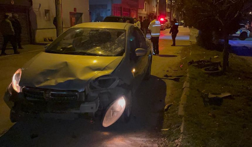 Eskişehir'de 17 yaşındaki sürücü bisiklete çarptı: 2 çocuk yaralandı