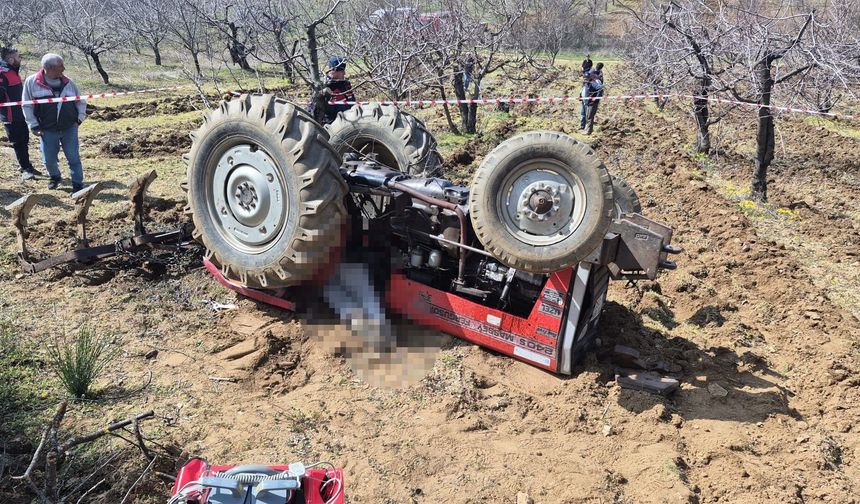 Tarlada feci kaza: Traktörün altında kalan çiftçi hayatını kaybetti