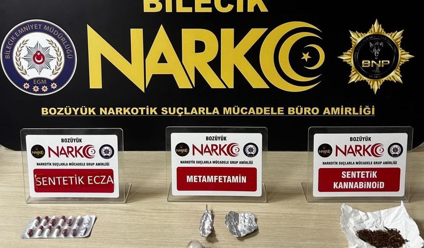 Bilecik'te yasaklı madde operasyonu