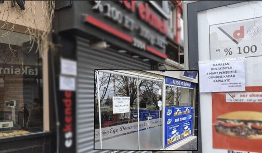 Eskişehir'de esnaftan ramazan tarifesi: Tek tek yazı astılar!