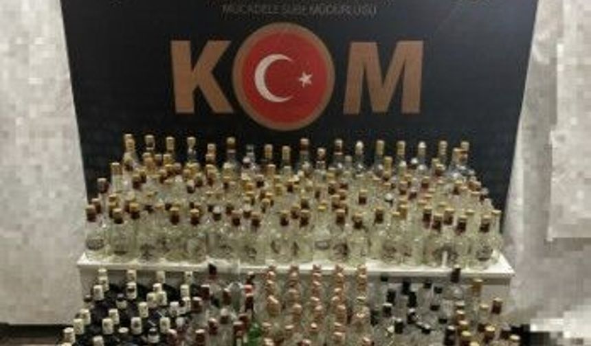 Eskişehir'de sahte alkol üretimine darbe!