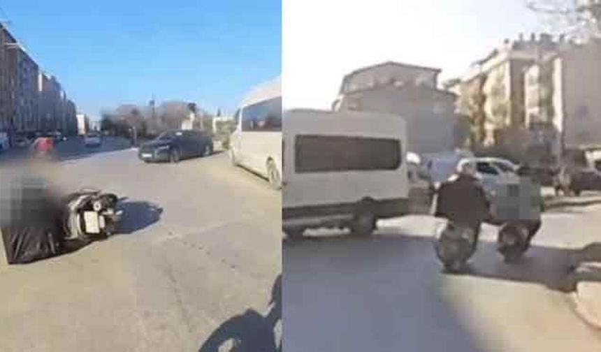 Eskişehir'de ilginç kaza: Yardım etmek isterken yere düştü!