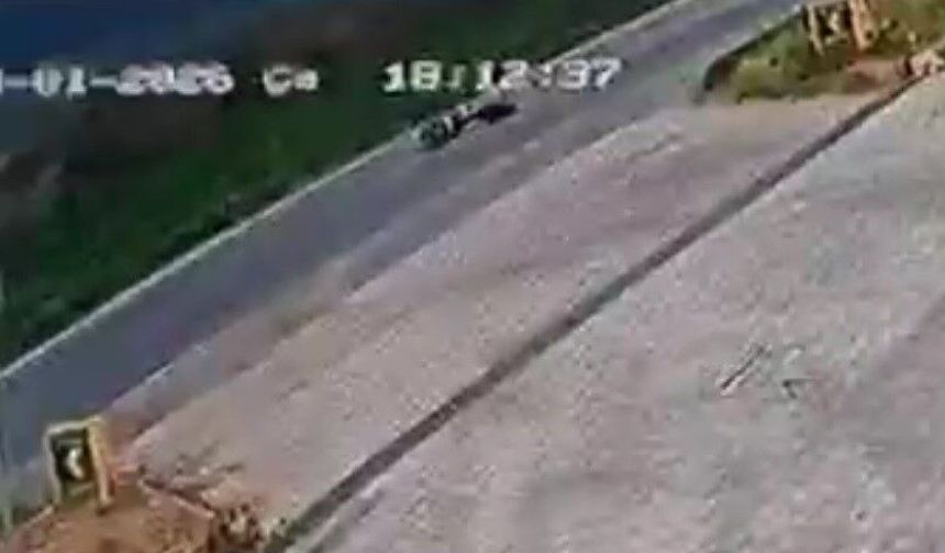 Bilecik'te kontrolden çıkan motosiklet devrildi!