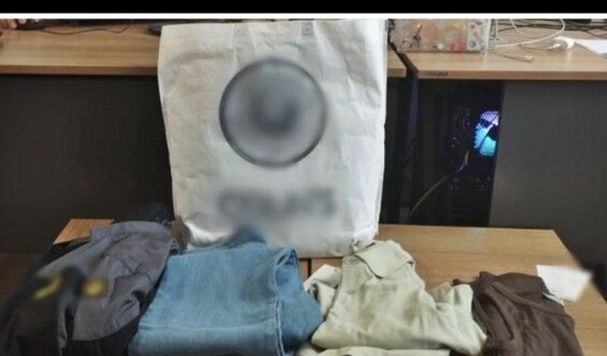 Afyon'daki hırsızlıkta giysi bile çaldılar!