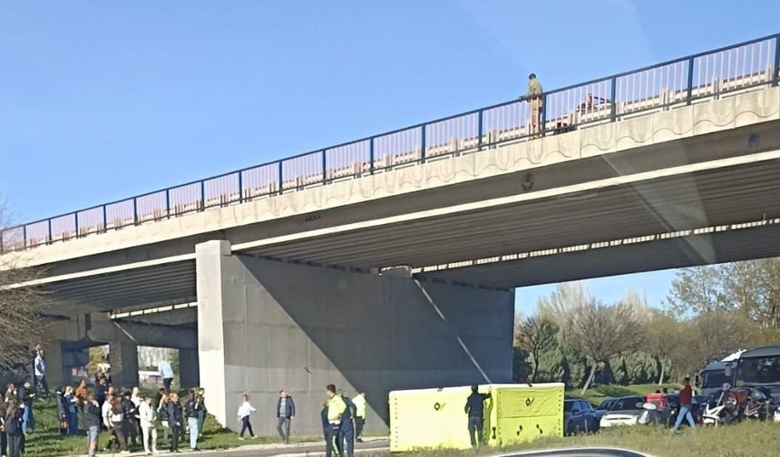 Eskişehir'de intihar alarmı: Trafik durma noktasına geldi!