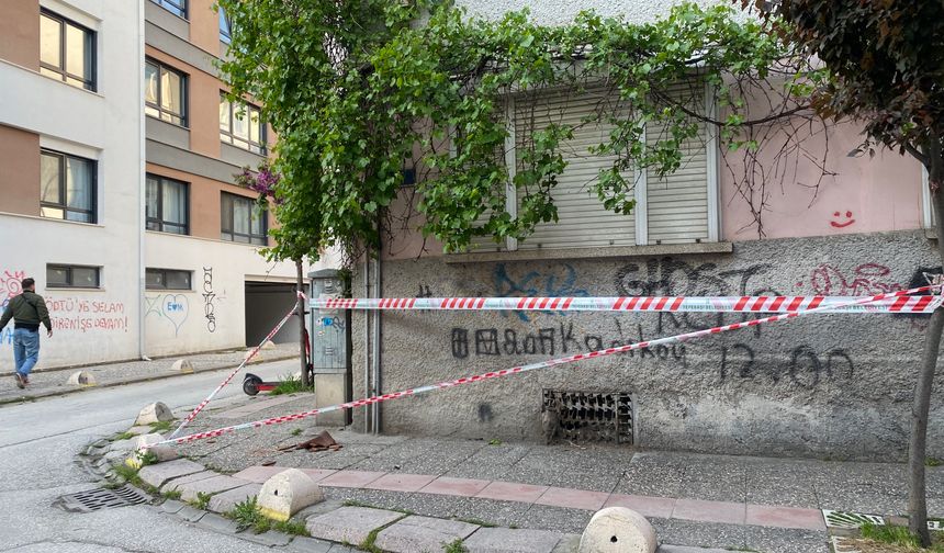 Hoşnudiye’de yürürken dikkat! Ekipler o bölgeyi şeritle kapattı!