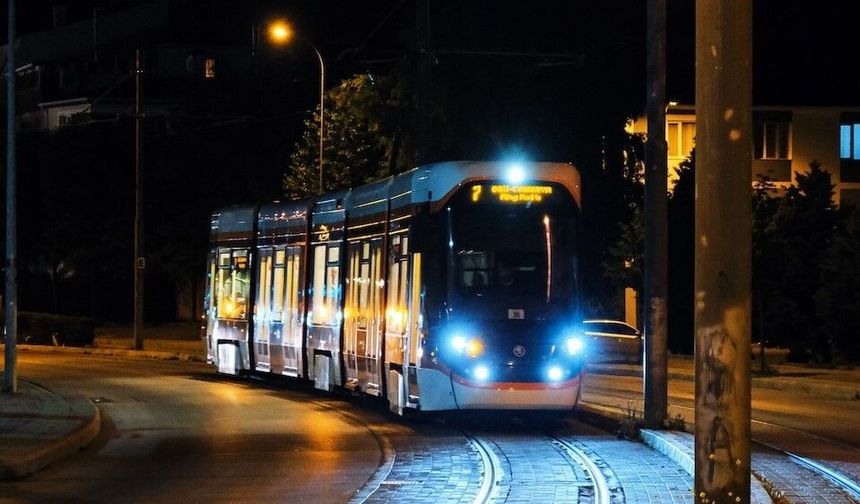 ESTRAM duyurdu: Gece tramvay seferleri duracak!