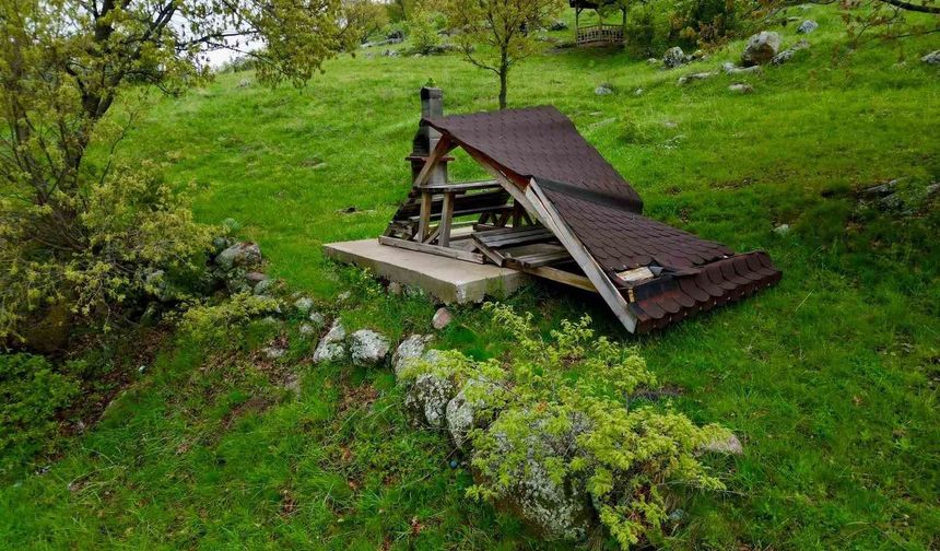 Tabiat parkı vandalların hedefi oldu, milyonluk zarar oluştu!