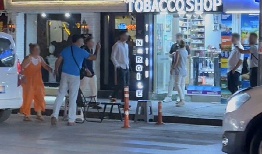 Eskişehir'de dehşet anları kamerada: "Kafanı keserim" diyerek tehdit etti!