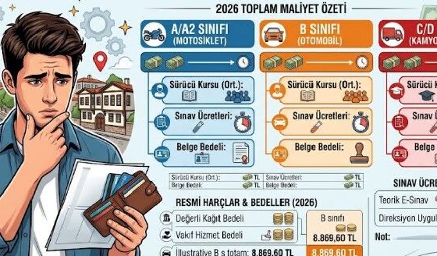 Ehliyet almanın bedeli ağırlaştı: İşte güncel maliyet
