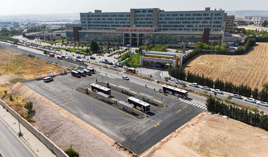 Eskişehir Şehir Hastanesi önünde ulaşımı rahatlatacak düzenleme!