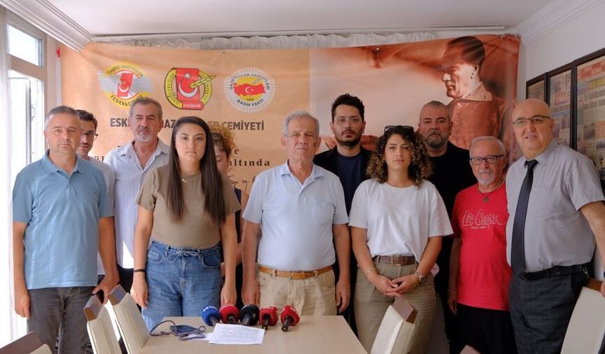Eskişehir'de gazeteciye yönelik tehdit ve hakaretlere sert tepki!
