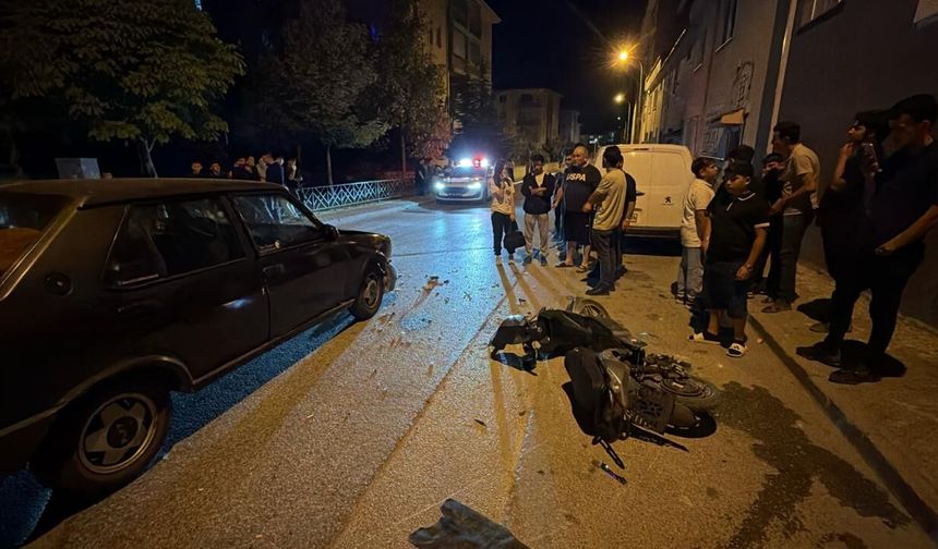 Eskişehir’de otomobil elektrikli bisiklete çarptı: 3 çocuk yaralandı!