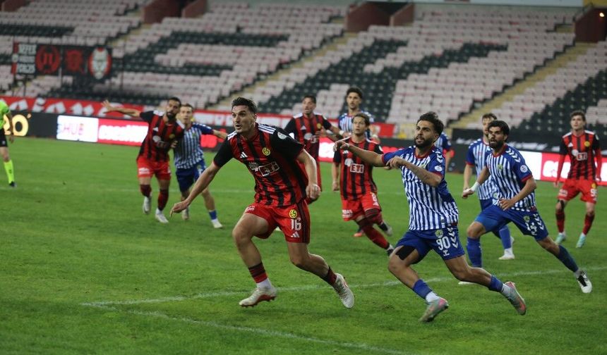 Eskişehirspor son anda puanı kurtardı!