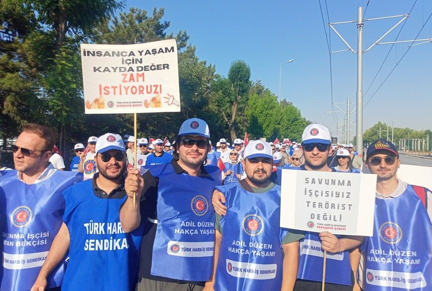 Eskişehir'de Harb-İş'ten toplu sözleşme tepkisi