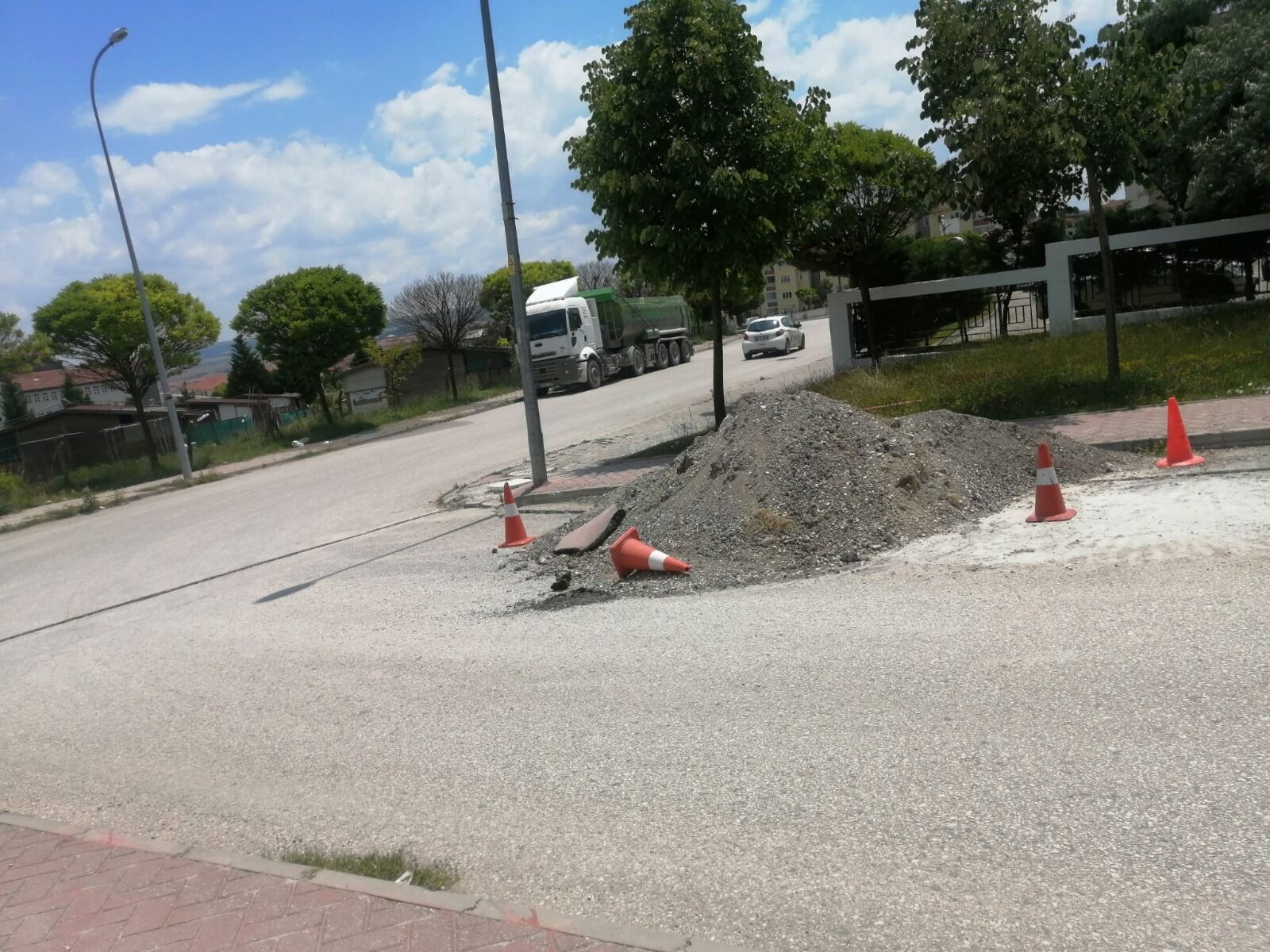 Eskişehir’de altyapı çalışması sonrası skandal görüntü
