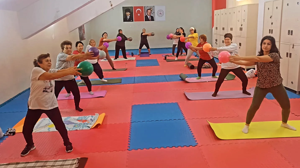 Sivrihisar’da kadınlar pilates ile form tutacak